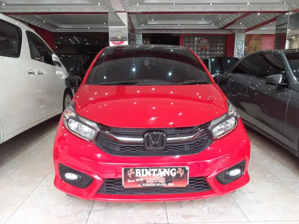 HONDA BRIO E CVT AT 2020 RED / MODEL THN 2021 (BINTANG MOTOR)