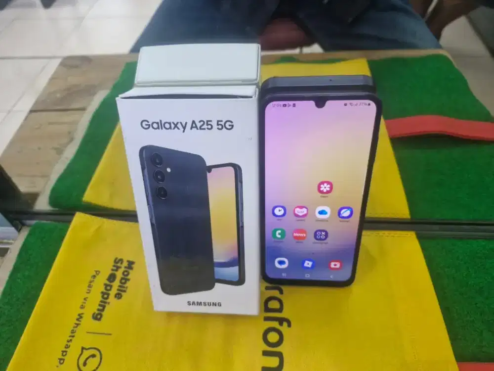 Samsung A25 5G 8/128 GB lengkap mulus no minus