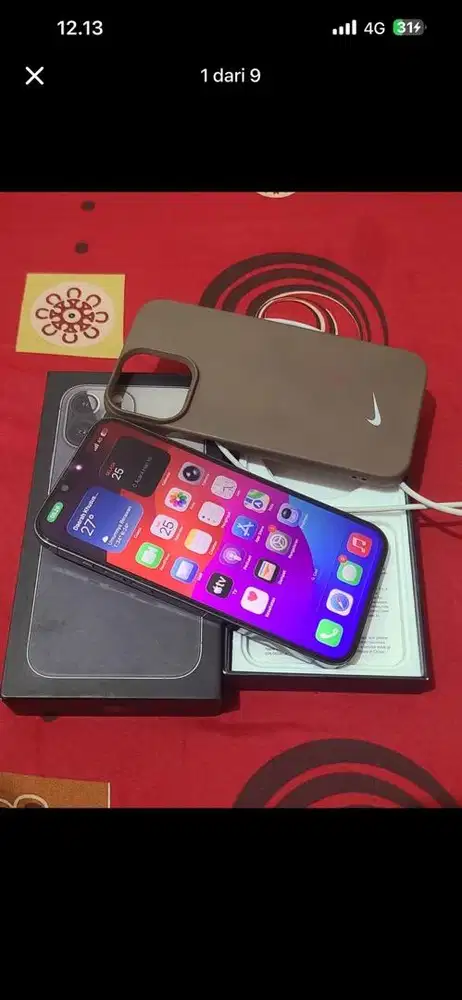 Iphone 13 pro max 256gb fullset sinyal all operator