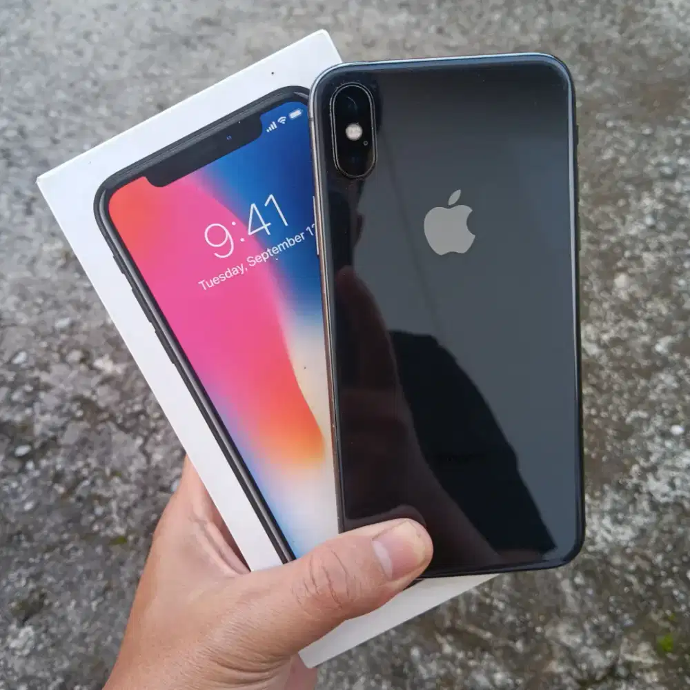 IPHONE X SPACE GRAY 256 MINUSAN