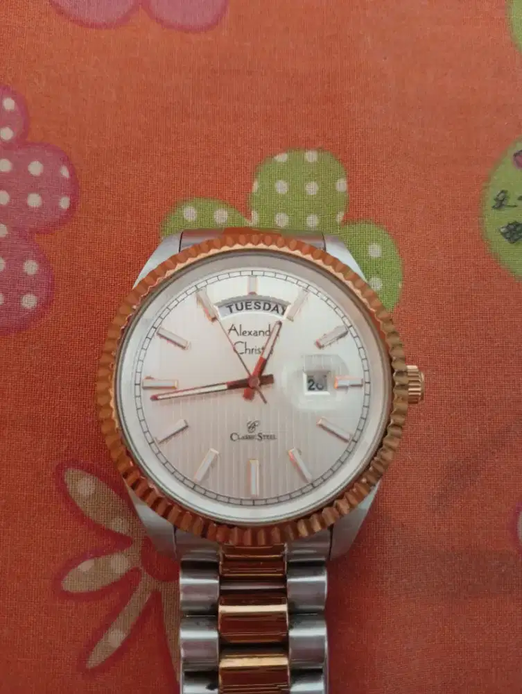 Di jual jam cowok Alexander Christie rantai