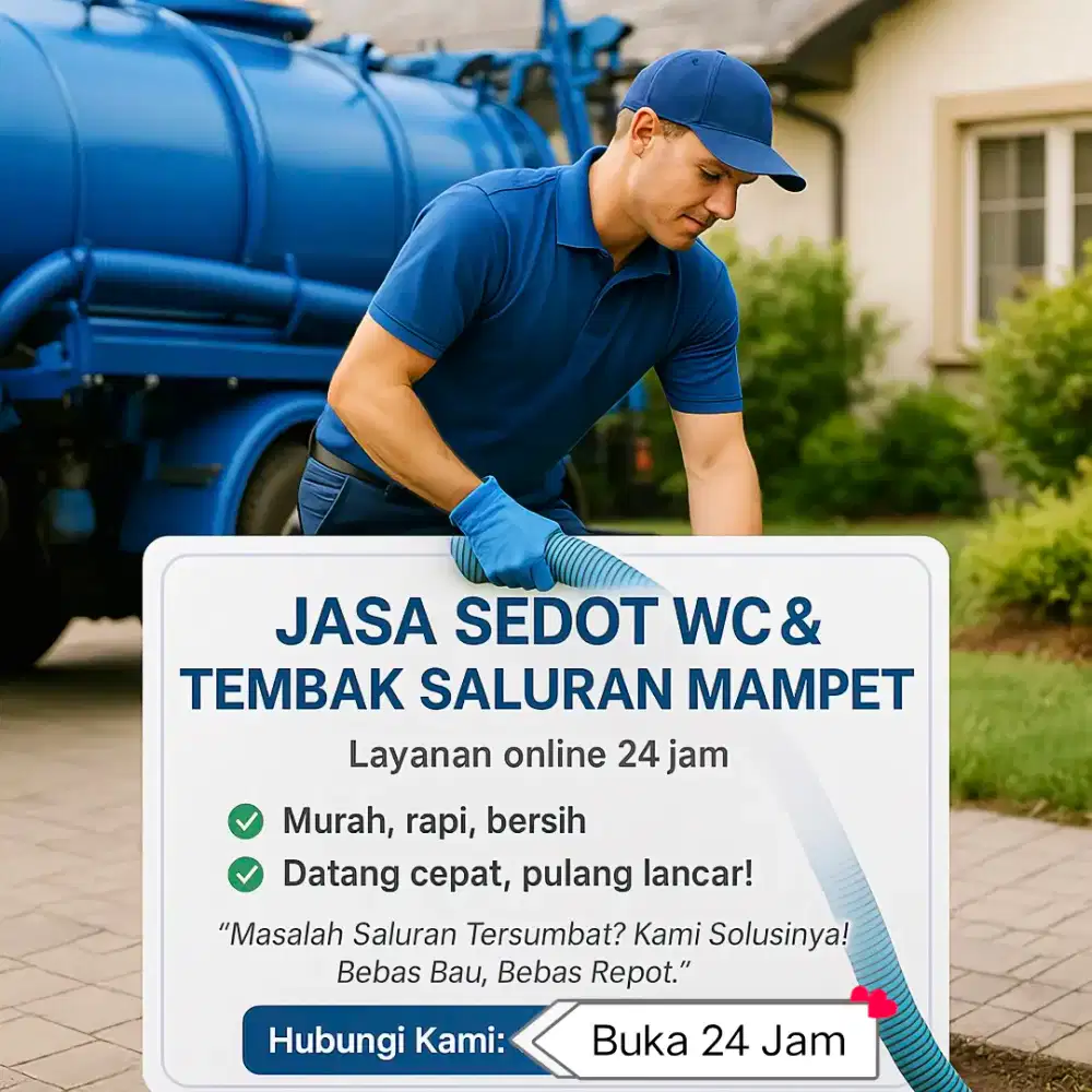 SEDOT WC KURAS SEPTIK TANK & MAMPET TUNTAS