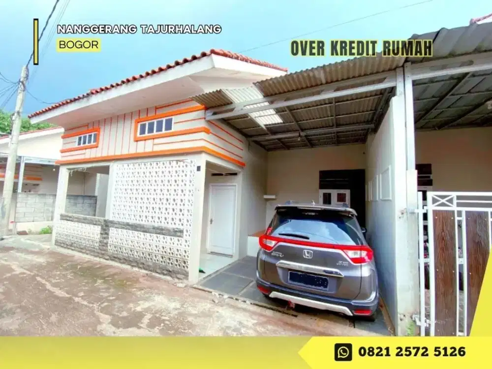Rumah Over Kredit Murah 39JT dkt Stasiun di Graha Family Residence