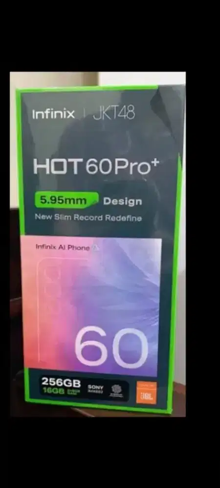 Infinix hot 60 pro plus 256gb ram 8gb layar lengkung dan8/128 resmi