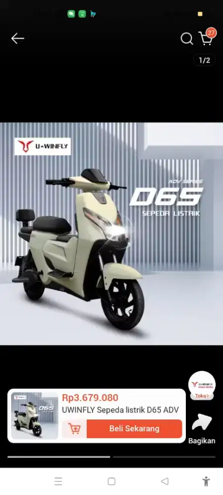 Promo uwinfly d65 murah berkualitas