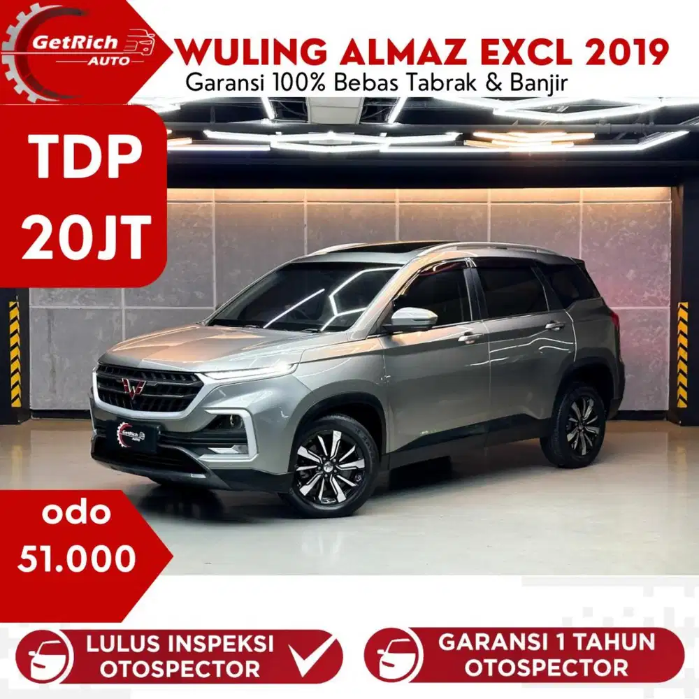 Km 50Rb Wuling Almaz Exclusive 5 Seater At 2019