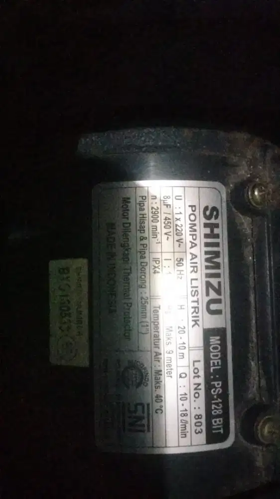 Pompa Shimizu tipe model PS128