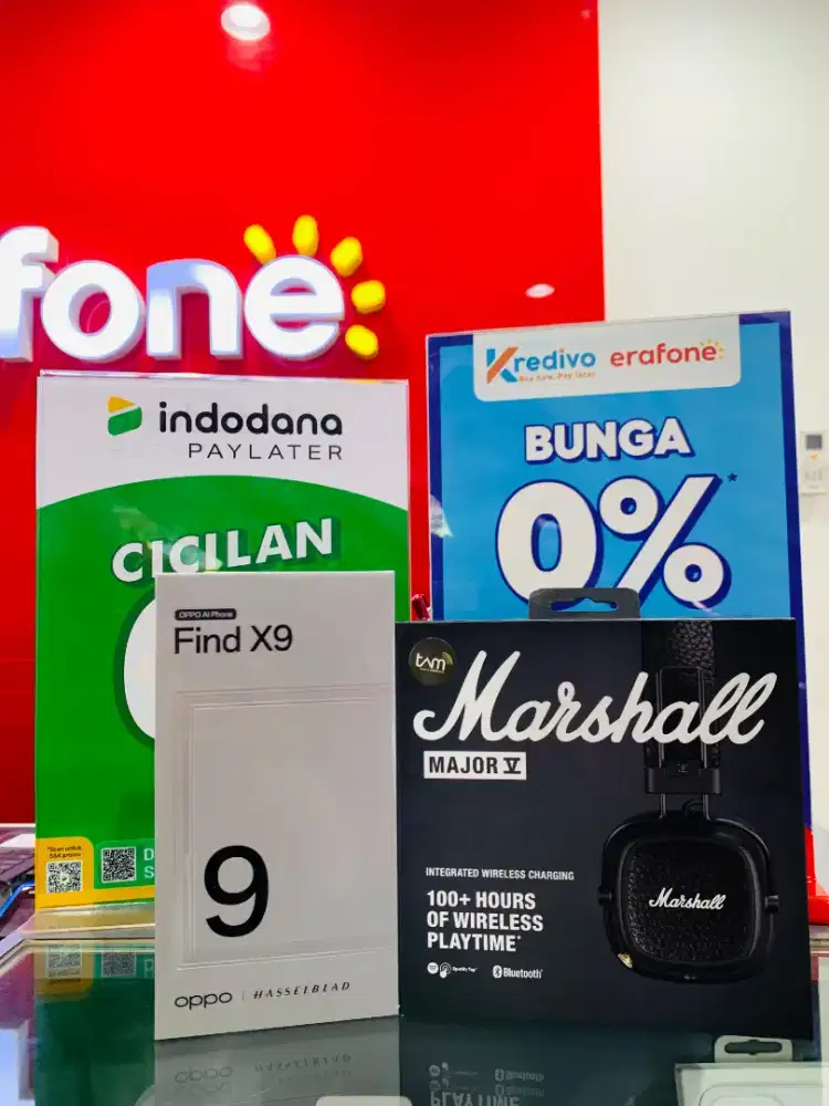PROMO OPPO FIND X9 + MARSHALL MAJOR V || BISA KREDIT
