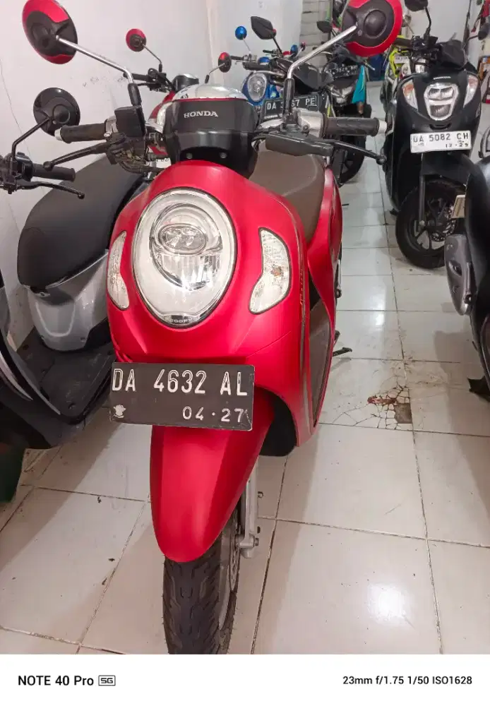 Jual beli scoopy remot th 2022 seberang warung mas bro hairi motor bjm