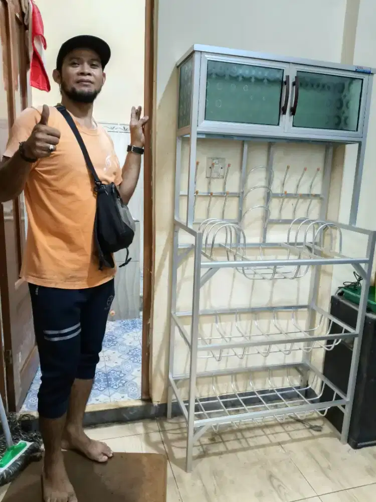 Jual rak piring aluminium