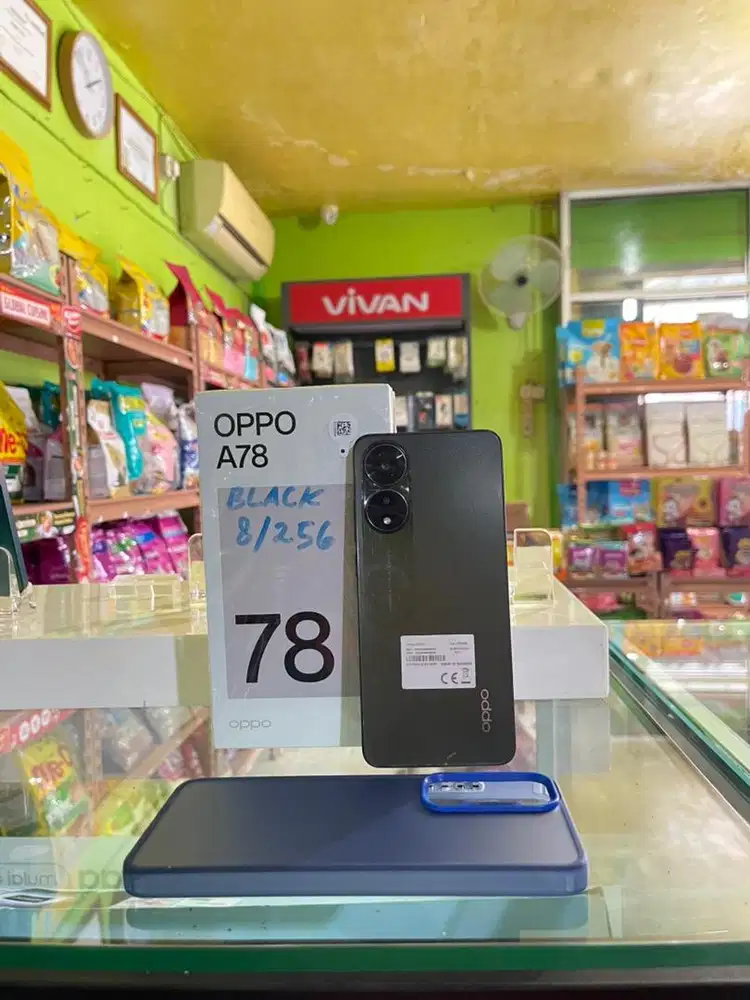Second Oppo A78 8/256 lengkap