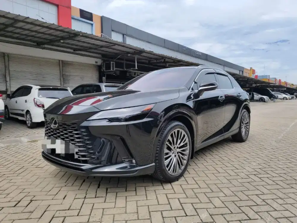 LEXUS RX350H HYBRID ULTRA LUXURY AT 2024 BLACK ON BLACK SUPER MULUS