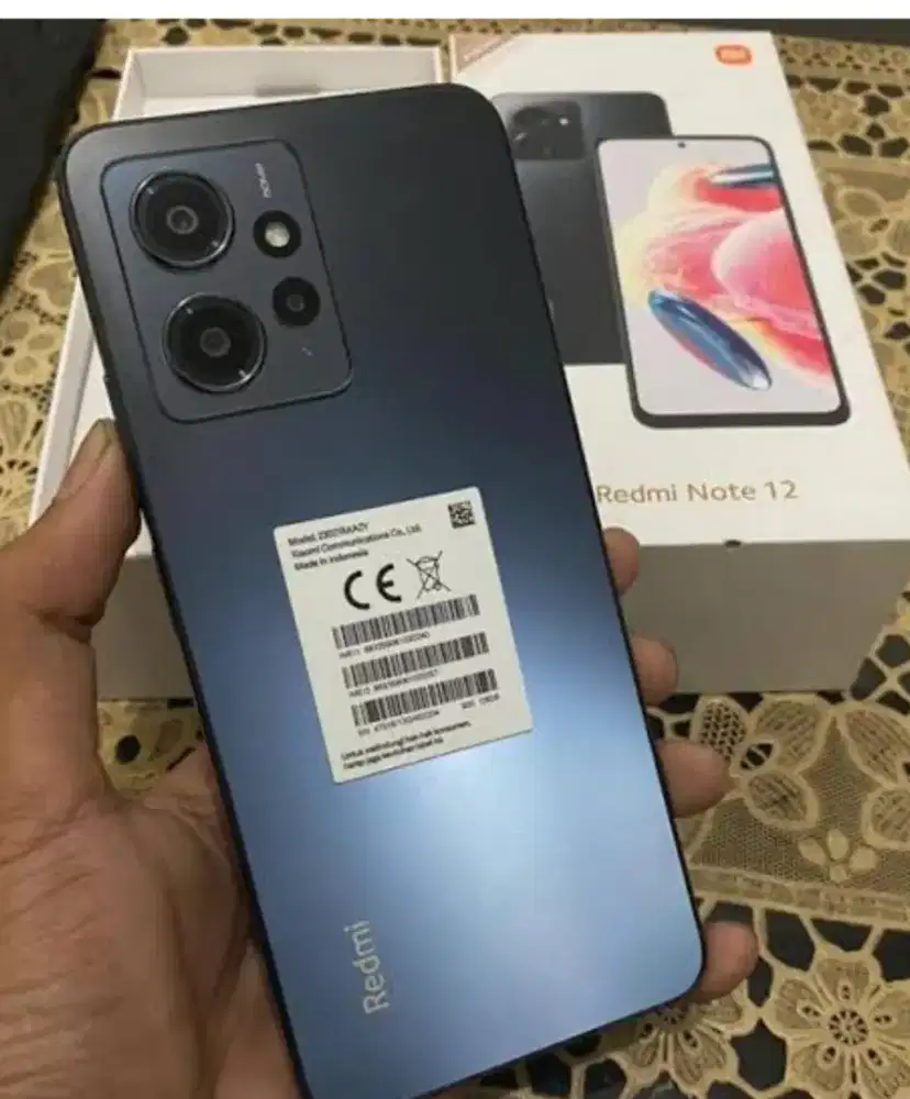 Murah hp Xiaomi Redmi Note 12 6/128 lkp, bs TT