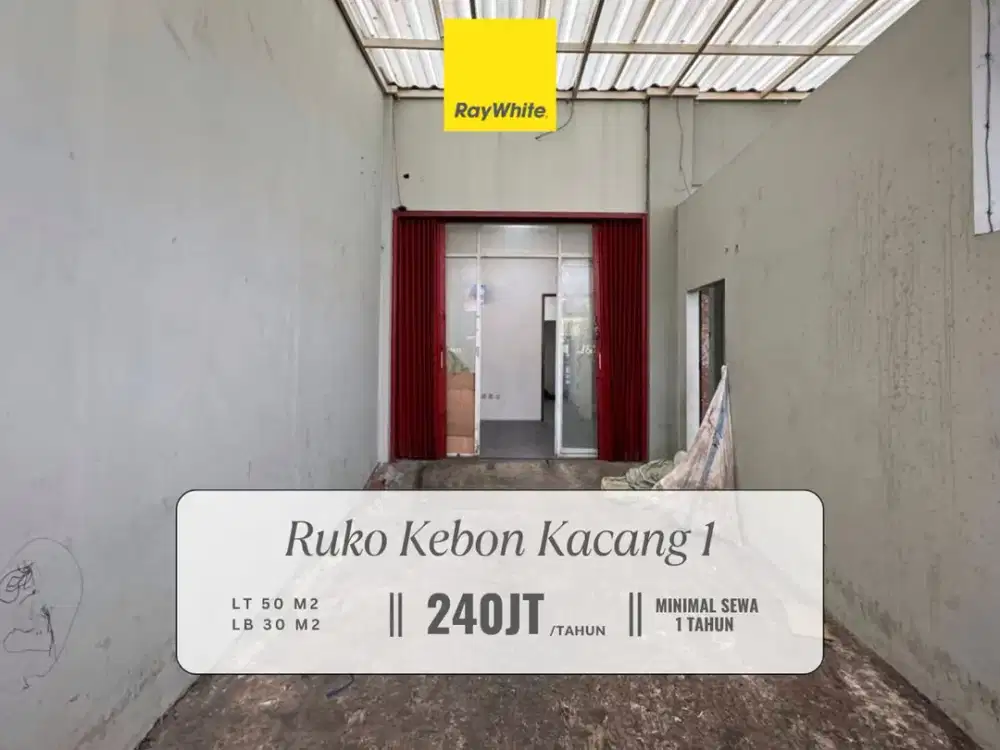 Disewakan Cepat! Tempat Usaha Strategis di Kebon Kacang 1! Cocok untuk Rumah Makan, Coffee Shop, Open Kitchen, Mini Market!