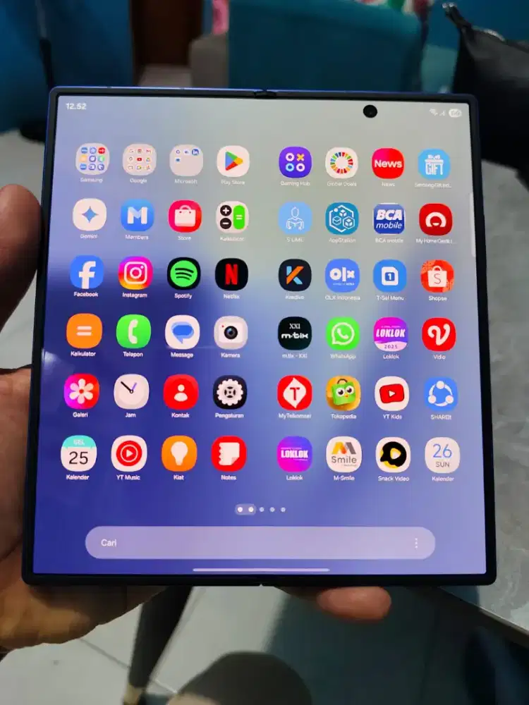 Samsung Z fold 7 mulus fullset baru pake 1 minggu