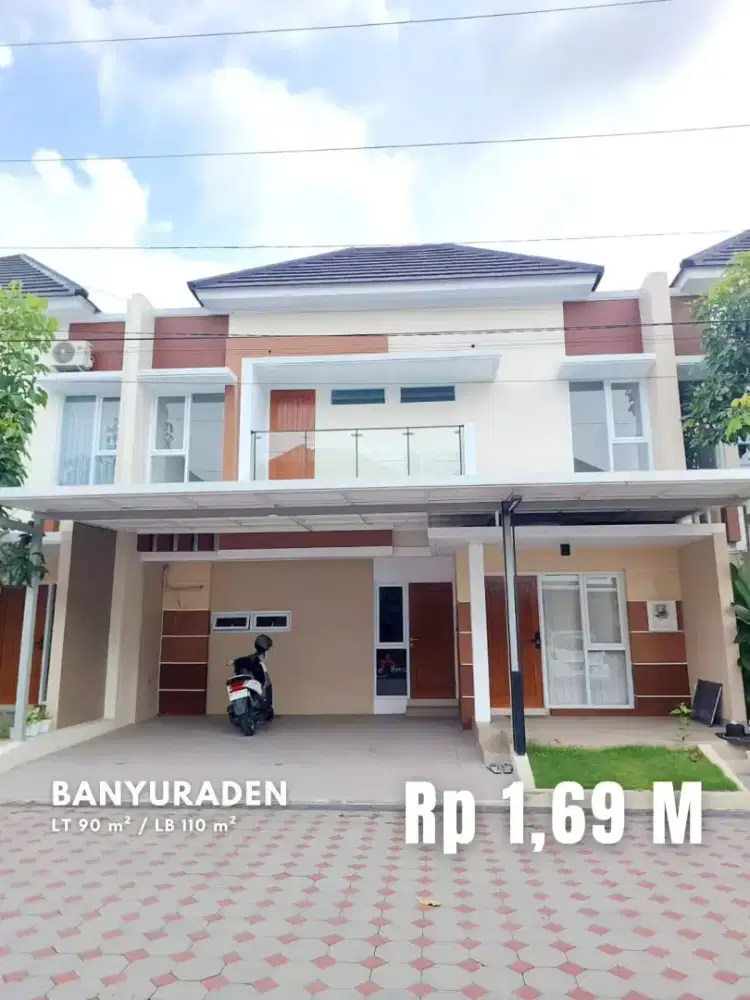 Dijual Rumah dalam Perumahan di Banyuraden dekat Jalan Godean
