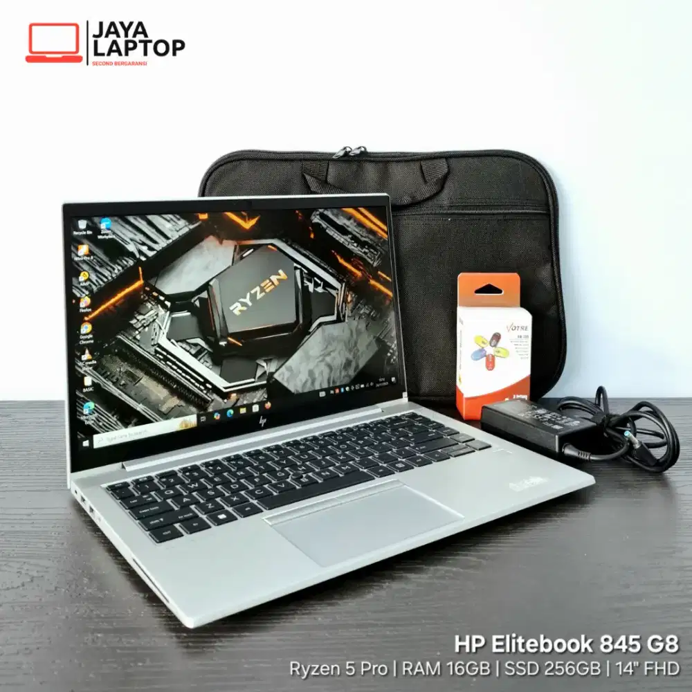 HP Elitebook 845 G8 Ryzen 5 Pro RAM 16GB SSD 256GB Laptop Second Bekas