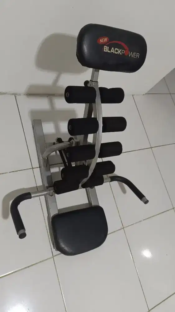 Alat fitness gym sit up perut kaki dsb blackpower alat olahraga modern