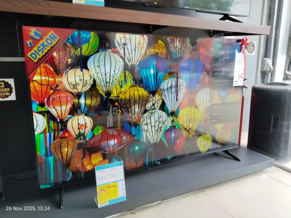 TV TCL 65 Inch, Google TV, Cicilan tanpa DP, bunga 0%,Syarat cukup KTP