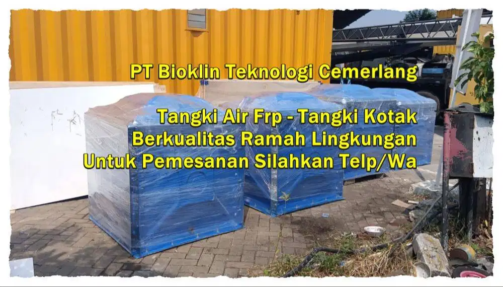 TANGKI AIR FIBERGLASS - GROUND TANK - PANEL FRP - ROOF TANK FRP