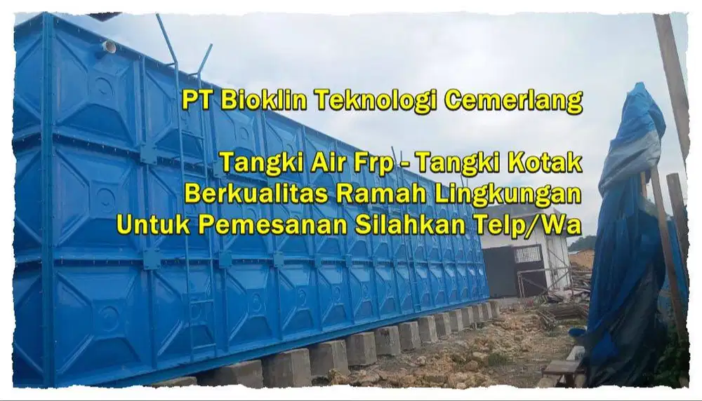 TANGKI PANEL FRP - PANEL FRP - PANEL TANK - GROUND TANK - TANGKI PANEL