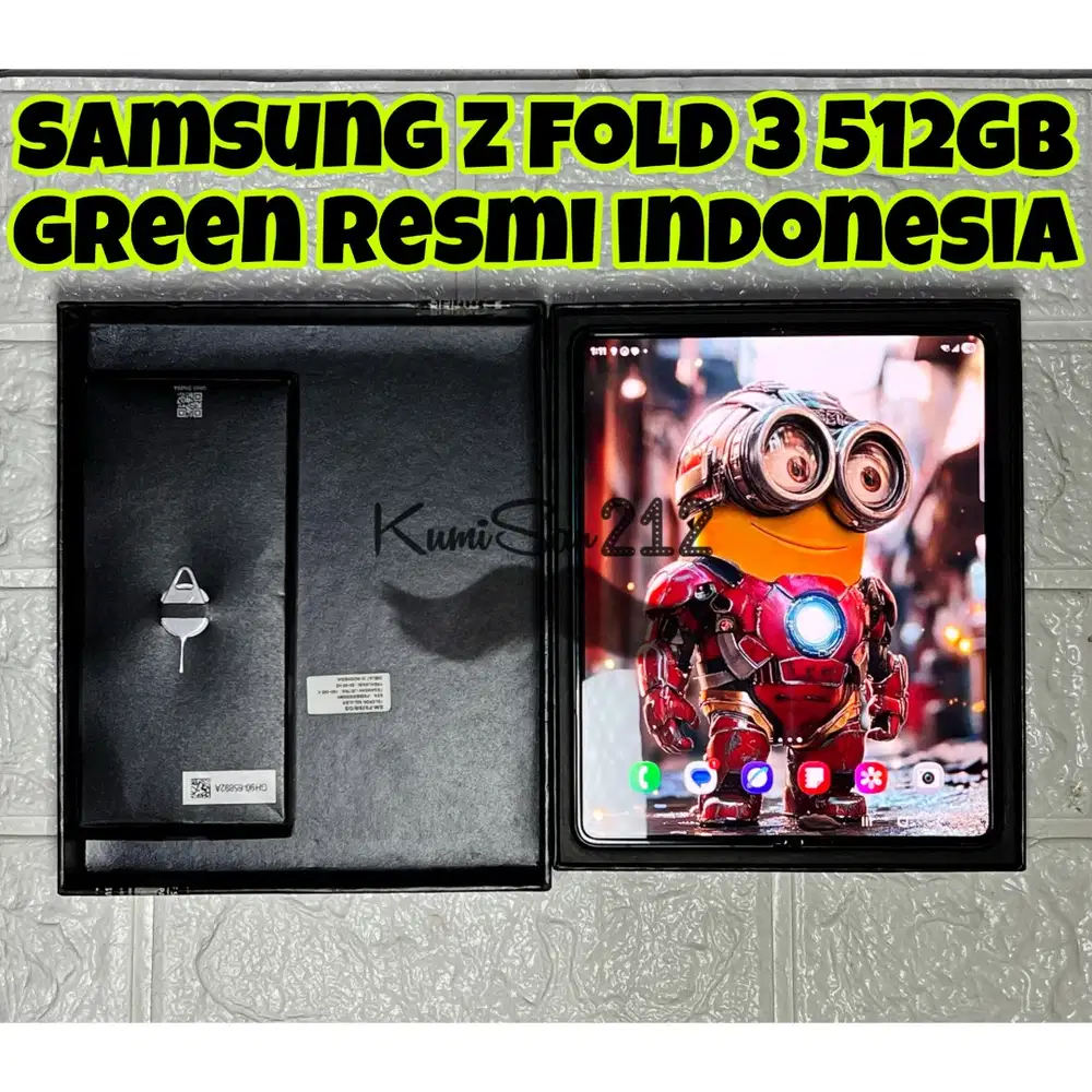 Samsung Z Fold 3 512GB Green Resmi Indonesia Fold3 512