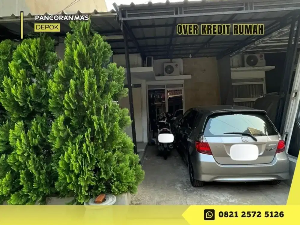 Jual Over Kredit Rumah dkt Tol Sawangan 215JT di Pancoran Mas Depok