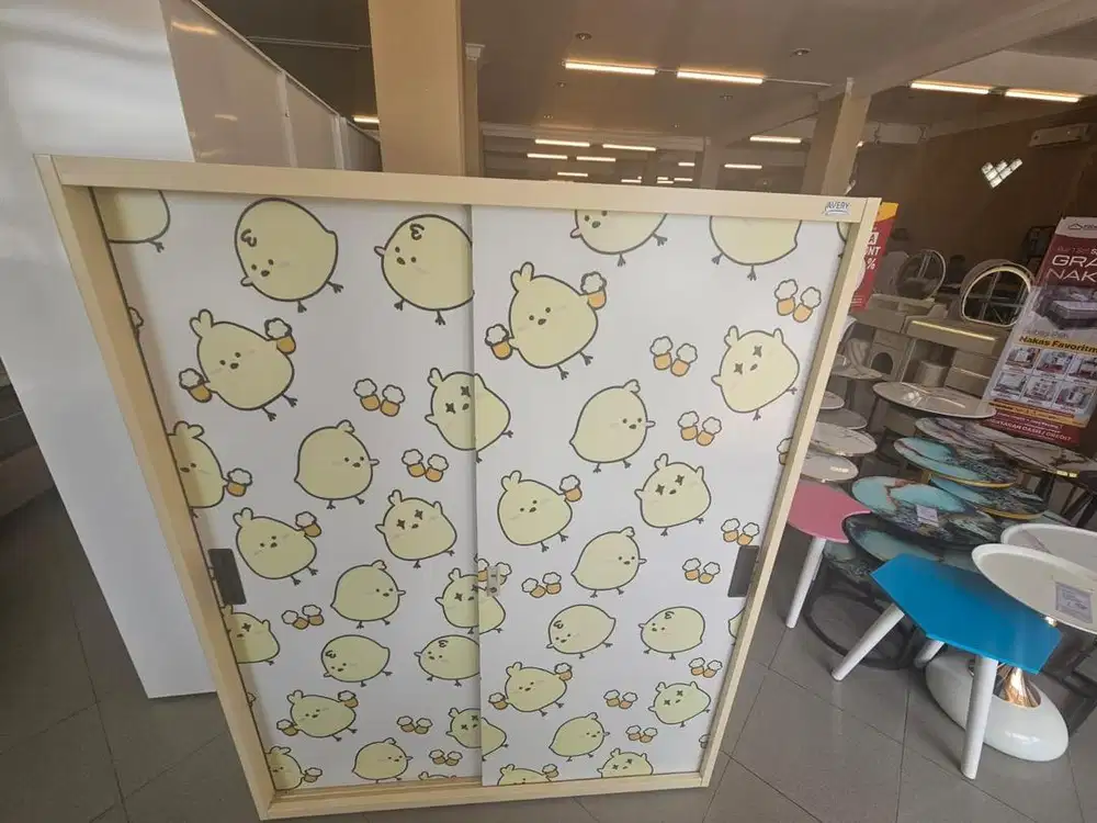 Promo lemari furniture bunga 0% free 2x cicilan