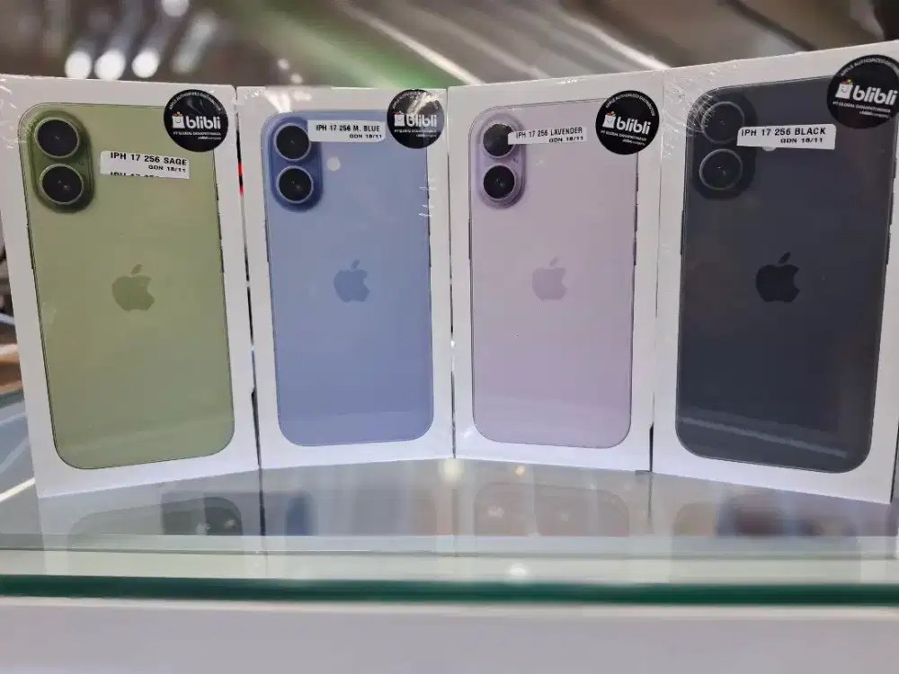 Kredit Iphone 17 256Gb Resmi Free Bola Padel & Free 1x cicilan