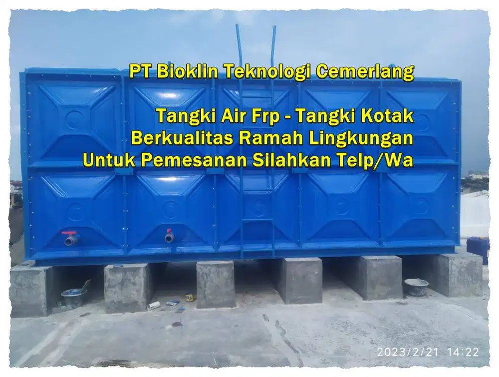 TANGKI PANEL FRP - PANEL FRP - PANEL TANK - GROUND TANK - TANGKI PANEL