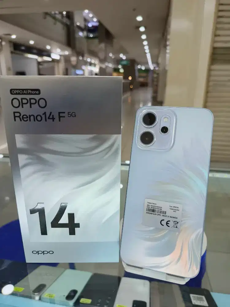 Oppo reno 14f 5g 12/256 seminggu pakai likenew