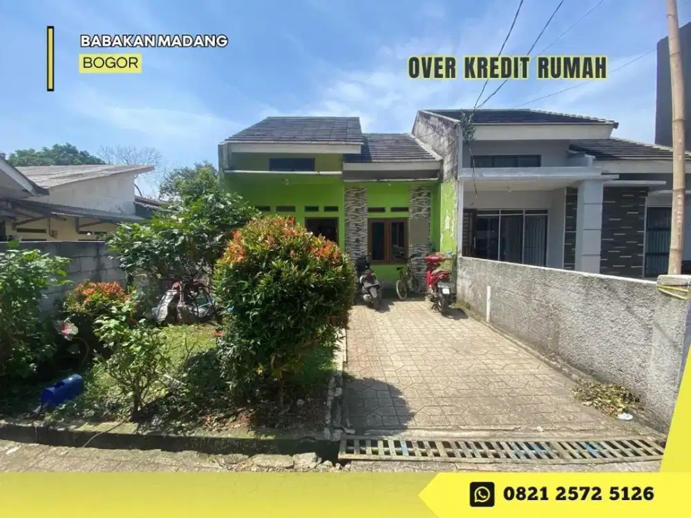 Jual Over Kredit Rmh 79JT dkt Tol di Perum Sentul Village Bogor