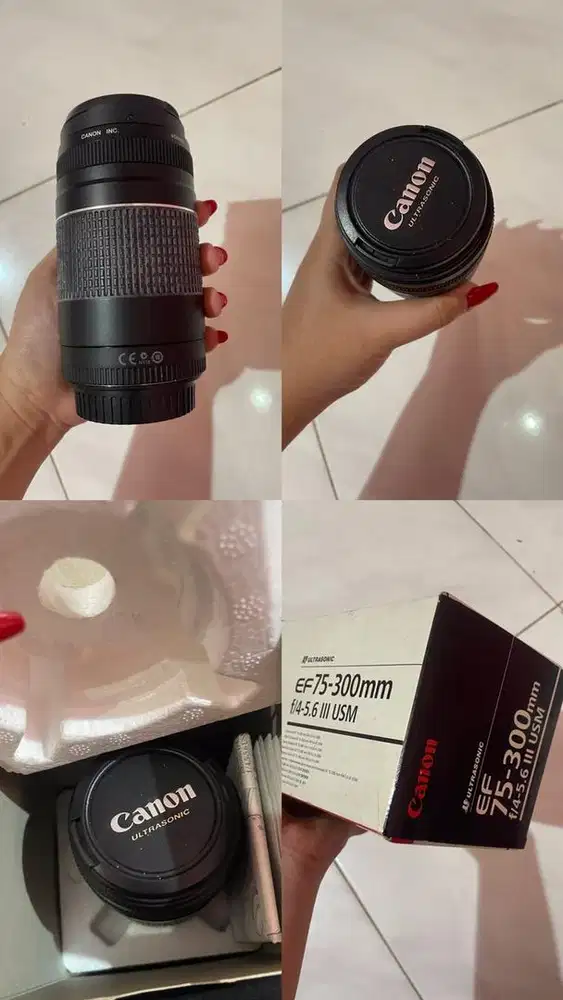 Lensa Canon 75-300MM F/4-5.6 Usm Ultrasonic