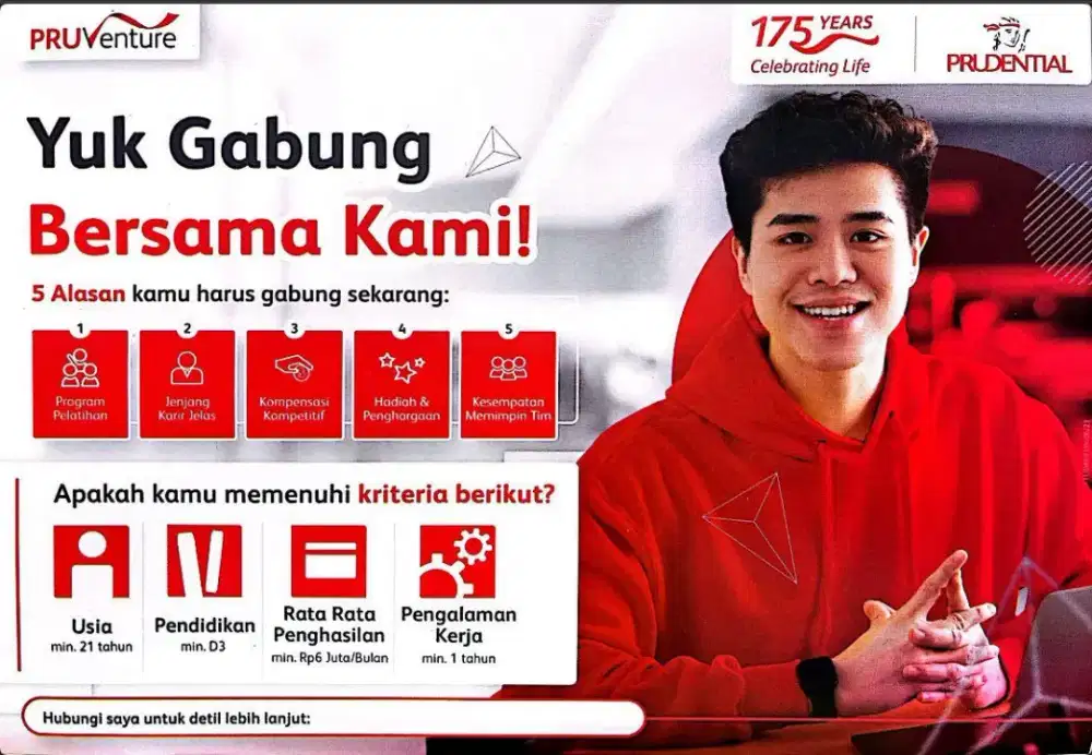 PRU VENTURE MANAGEMENT TRAINEE