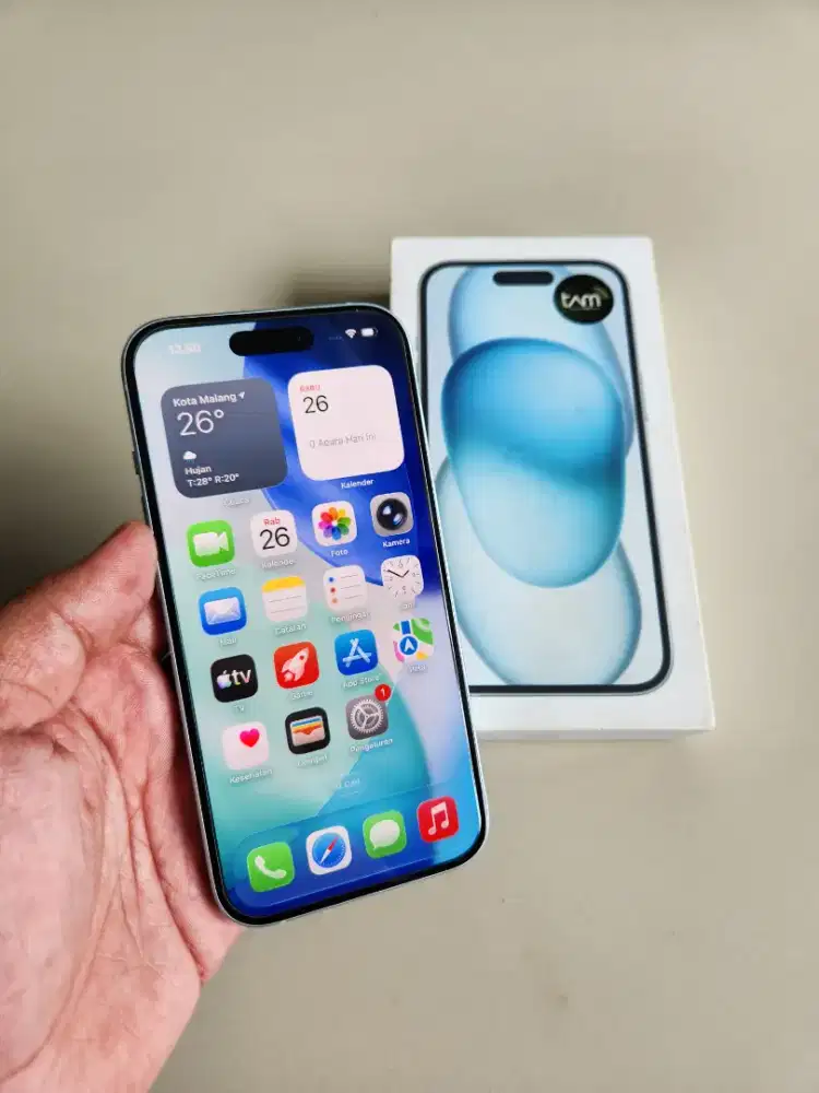 iPhone 15 128gb Ibox Resmi Fullset Normal Murah