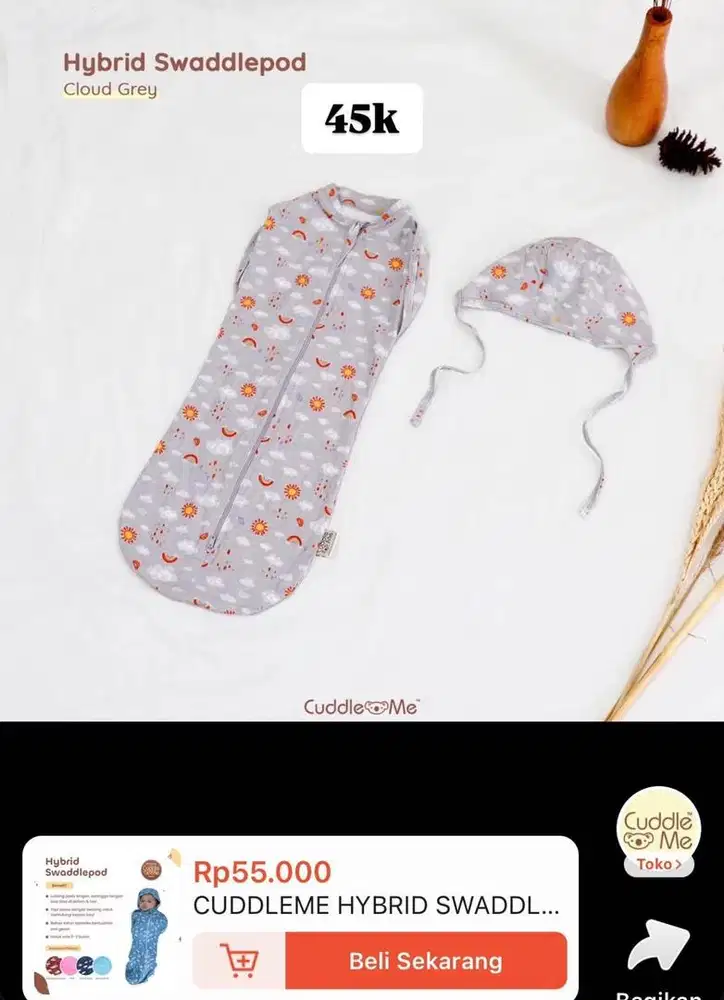 Bedong instan cuddleme