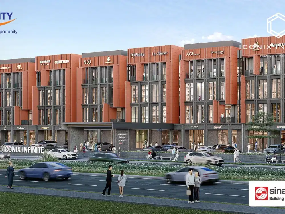 Dijual Ruko Premium 4 Lantai Iconix Infinite di BSD City, Tangerang
