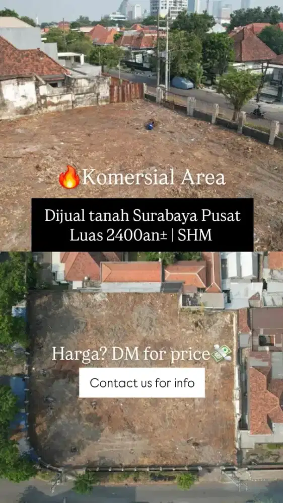 Dijual tanah di premium pusat kota Surabaya
Daerah Dinoyo-Gubeng