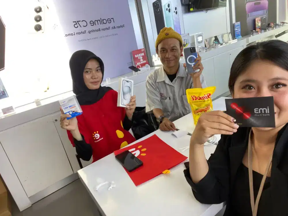 Iphone 16 series garansi resmi Erafone dan ibox bisa kredit tanpa DP