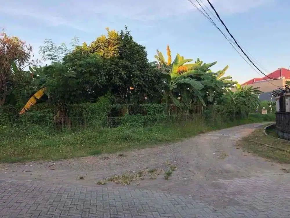 jual tanah shm 622 m2 di perumahan elit surabaya jemursari selatan