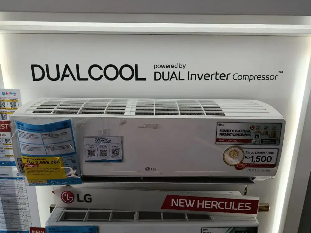 Promo AC 1 PK LG Inverter Bisa Cicilan Tanpa DP Gratis 2x Cicilan