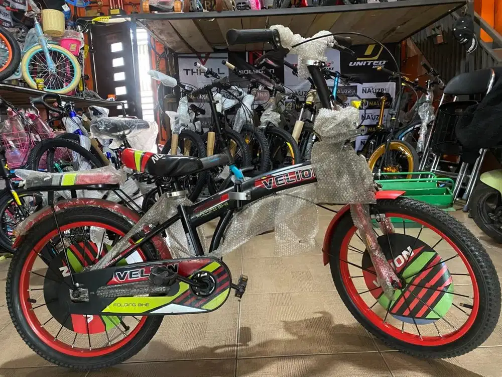 sepedah lipat vellion ukuran 18
