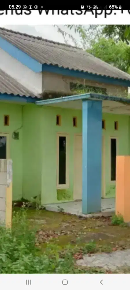 Rumah dijual 70m Tanah 222m