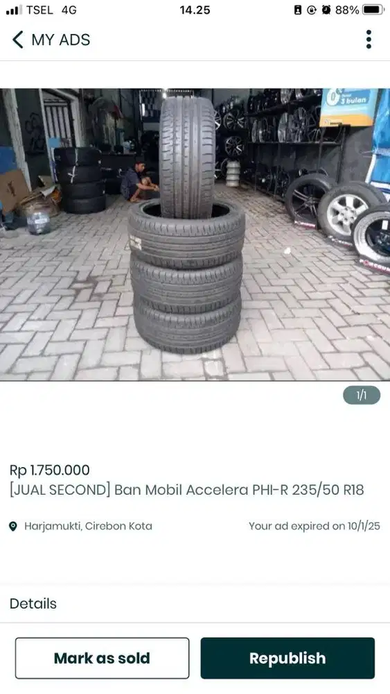 hp second keren battery aman