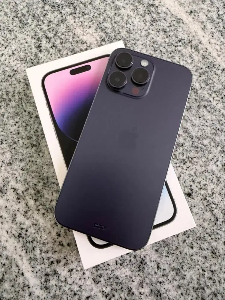 Preloved IPHONE 14 pro max 512GB deep purple