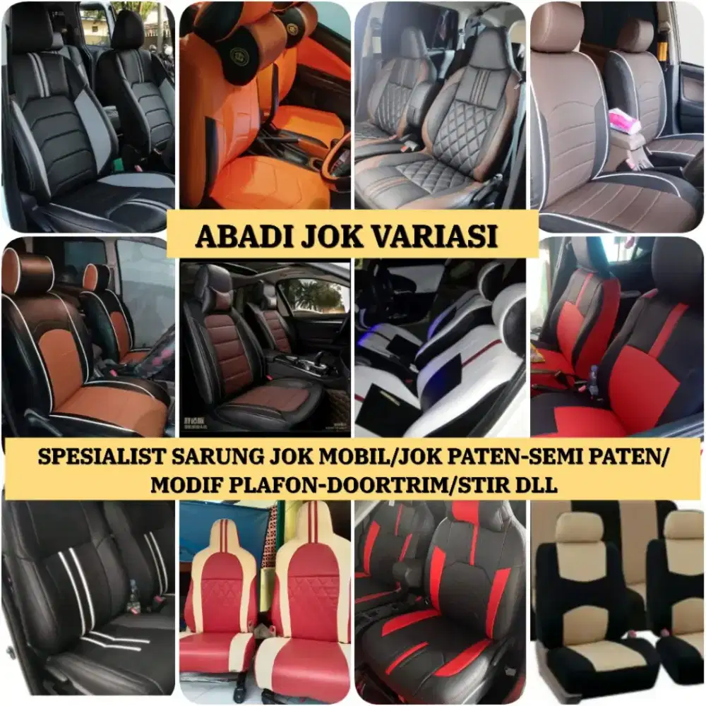 Promo Sarung Jok Mobil Murah/Modif Intrior/Siap Atr Psg SeJABODETABEK