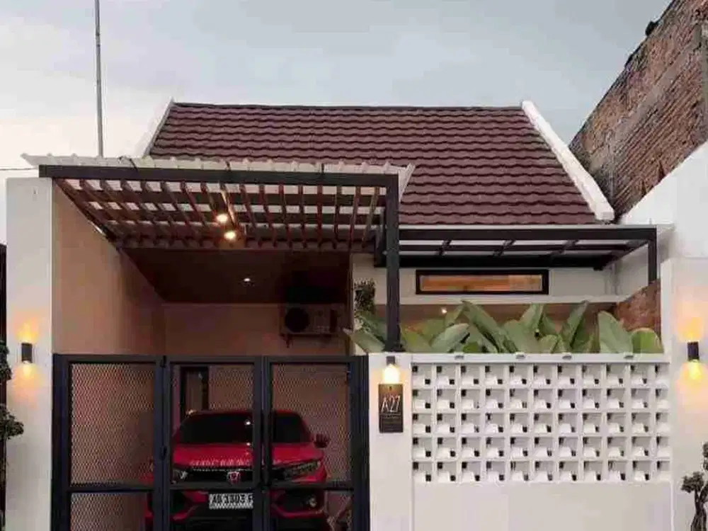 Rumah siap bangun free design akses dekat ke kota