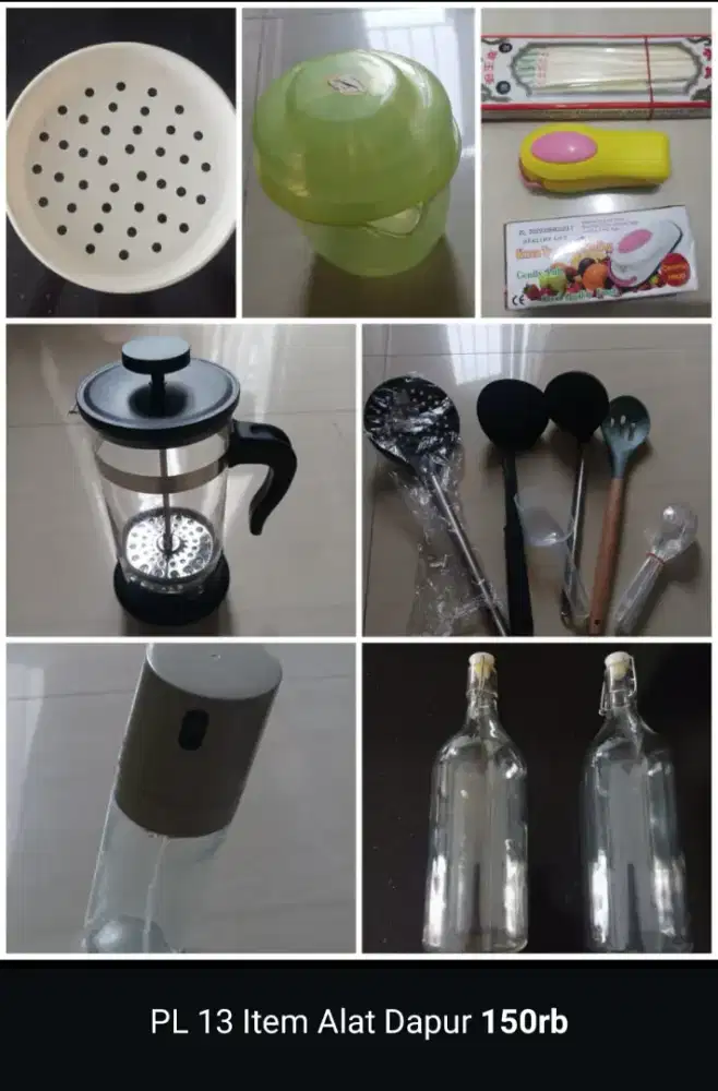 Alat Dapur dan Masak 14 pcs (masih ada)