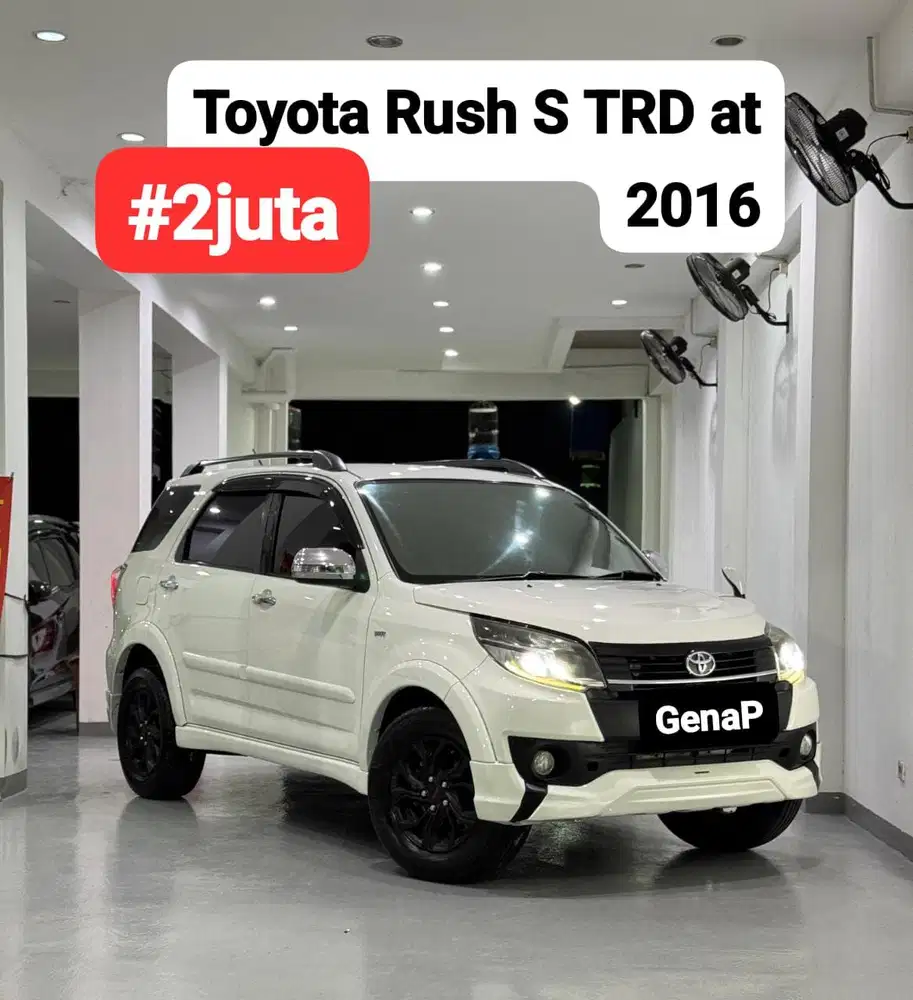 Toyota Rush S TRD at 2016 putih #2juta