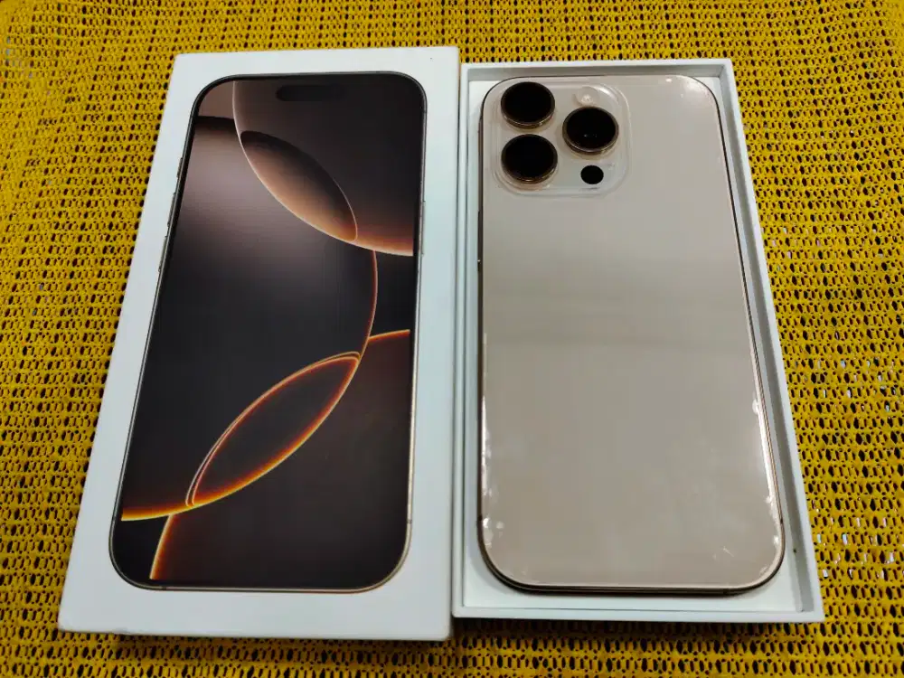 IPHONE 16 PRO 256 DESSERT SECOND IBOX GARANSI ON 2026